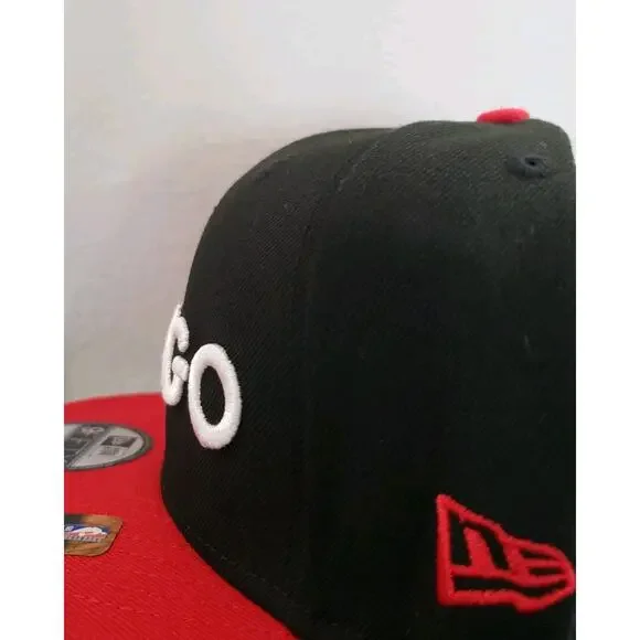Chicago Bulls Hat Cap City Edition Snapback Snap Back 9Fifty Black New Era - Picture 5 of 8